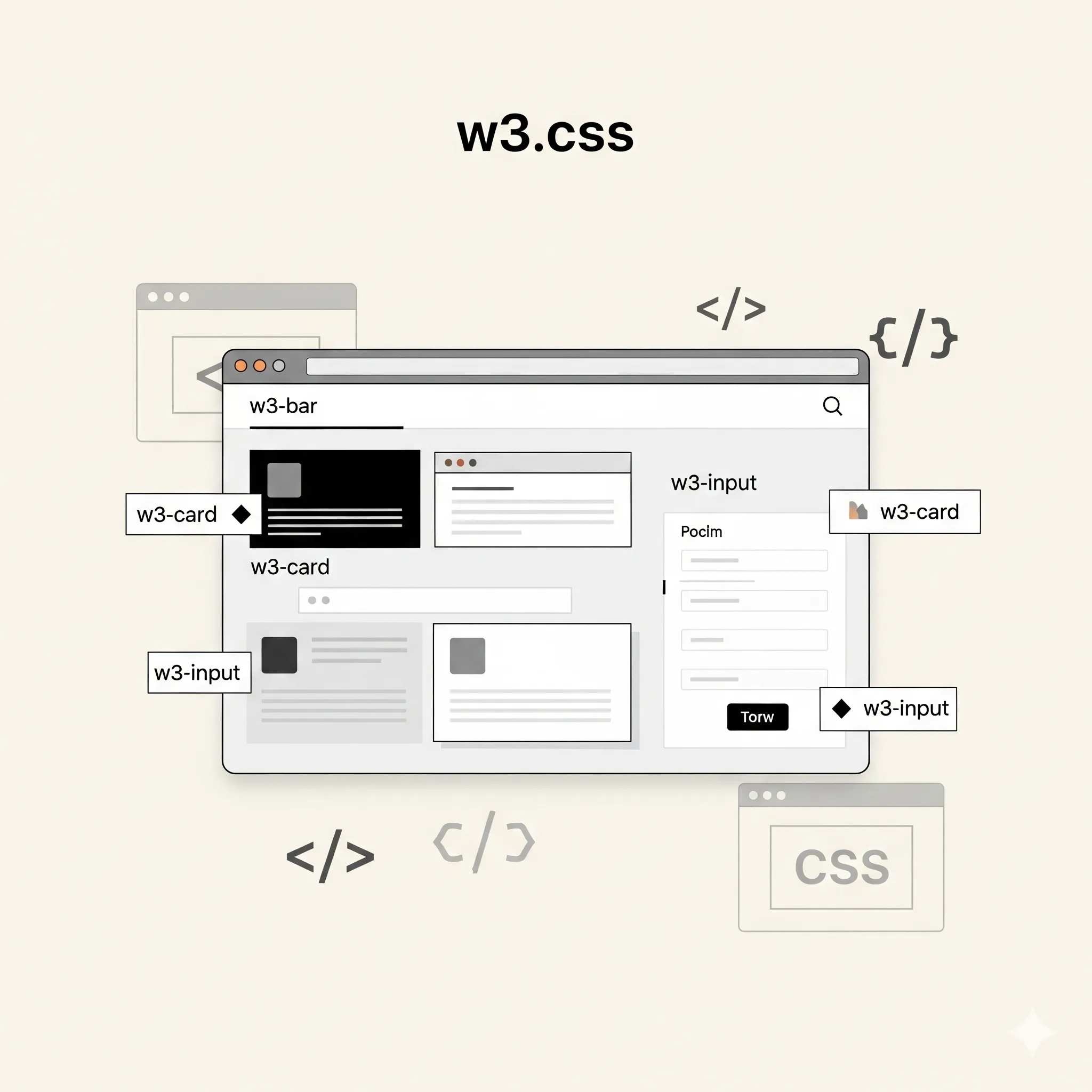 مرجع W3.CSS